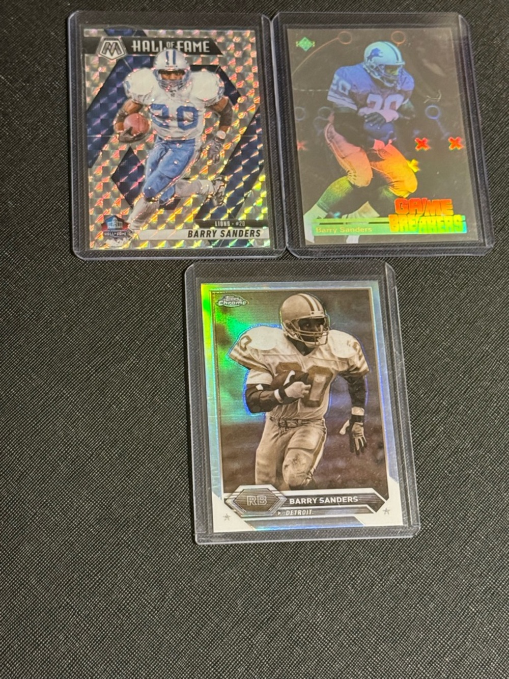 Barry Sanders Card lot of 11